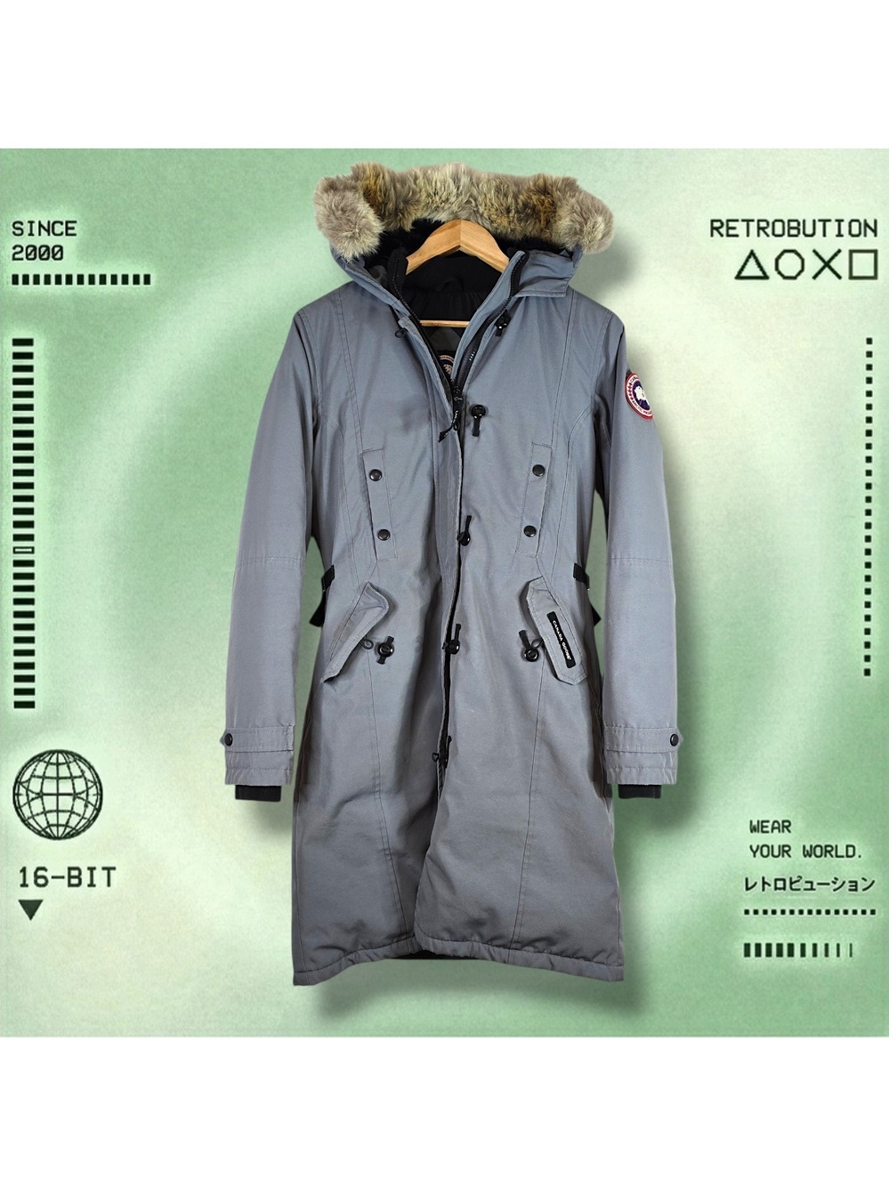 Canada Goose Kensington Parka Coat Gray Size Womens S